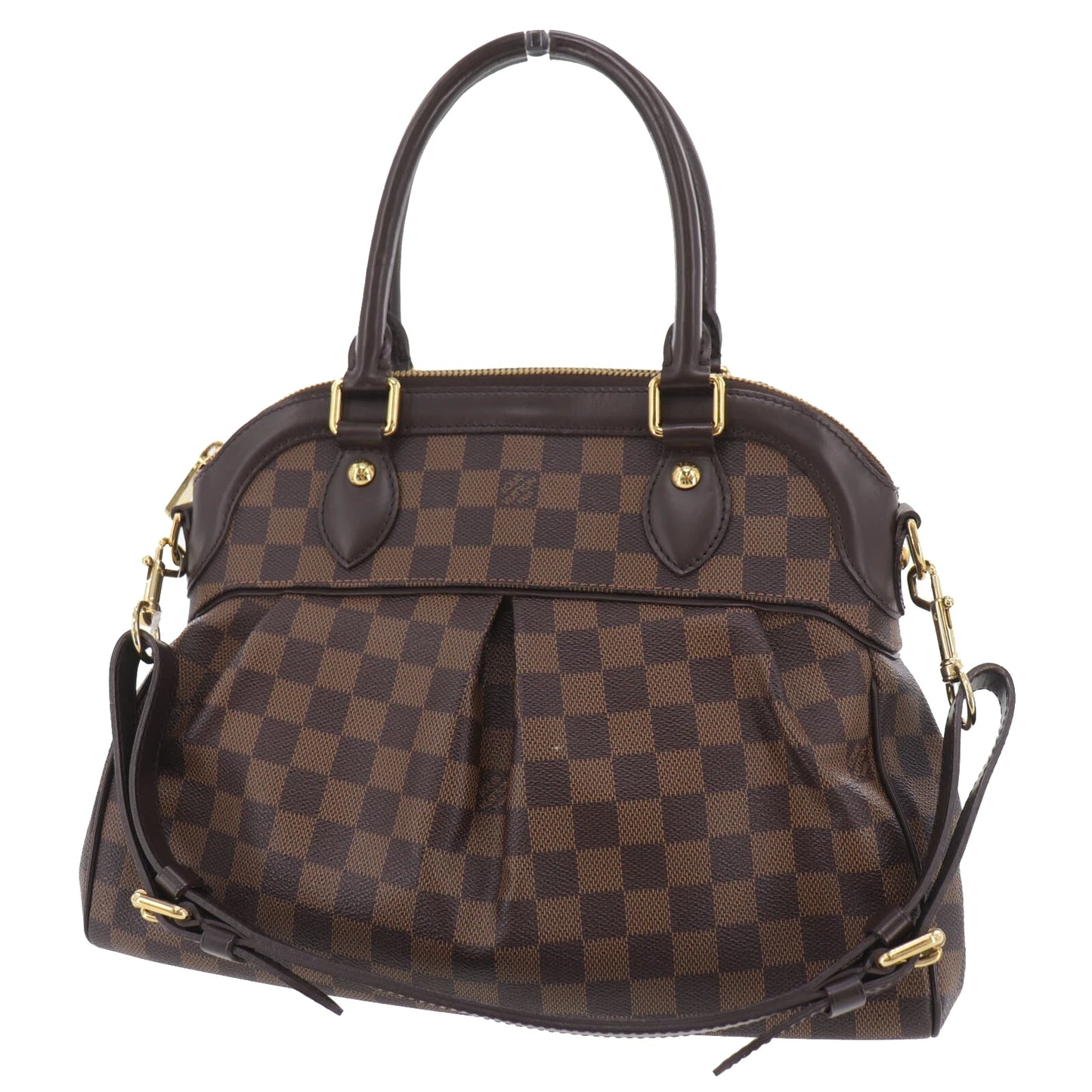 LOUIS VUITTON LV Trevi PM Shoulder Handbag Damier Leather N51997 #CW949