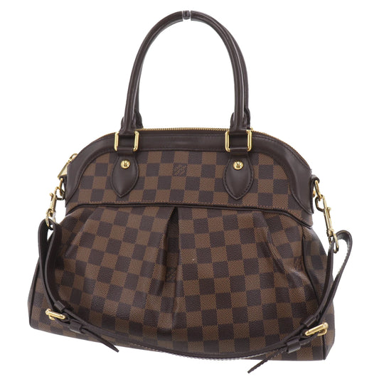 LOUIS VUITTON LV Trevi PM Shoulder Handbag Damier Leather N51997 #CW949