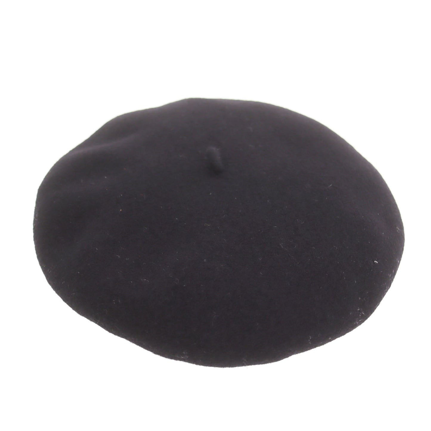Christian Dior Beret Preschoolers Hat 100% Wool Black Kids T3 #CO56