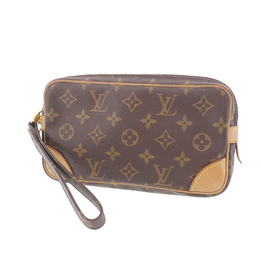 LOUIS VUITTON LV Marly Dragonne PM Clutch Bag Monogram M51827 #EH312