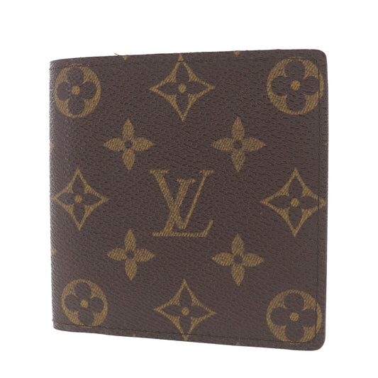 LOUIS VUITTON LV Portefeuille Marco Bifold Wallet Monogram M61675 #EG399