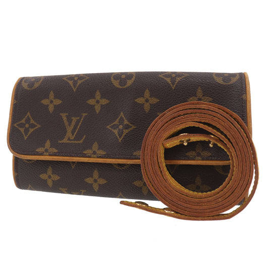 LOUIS VUITTON LV Pochette Twin PM Shoulder Bag Monogram M51854 #AH420