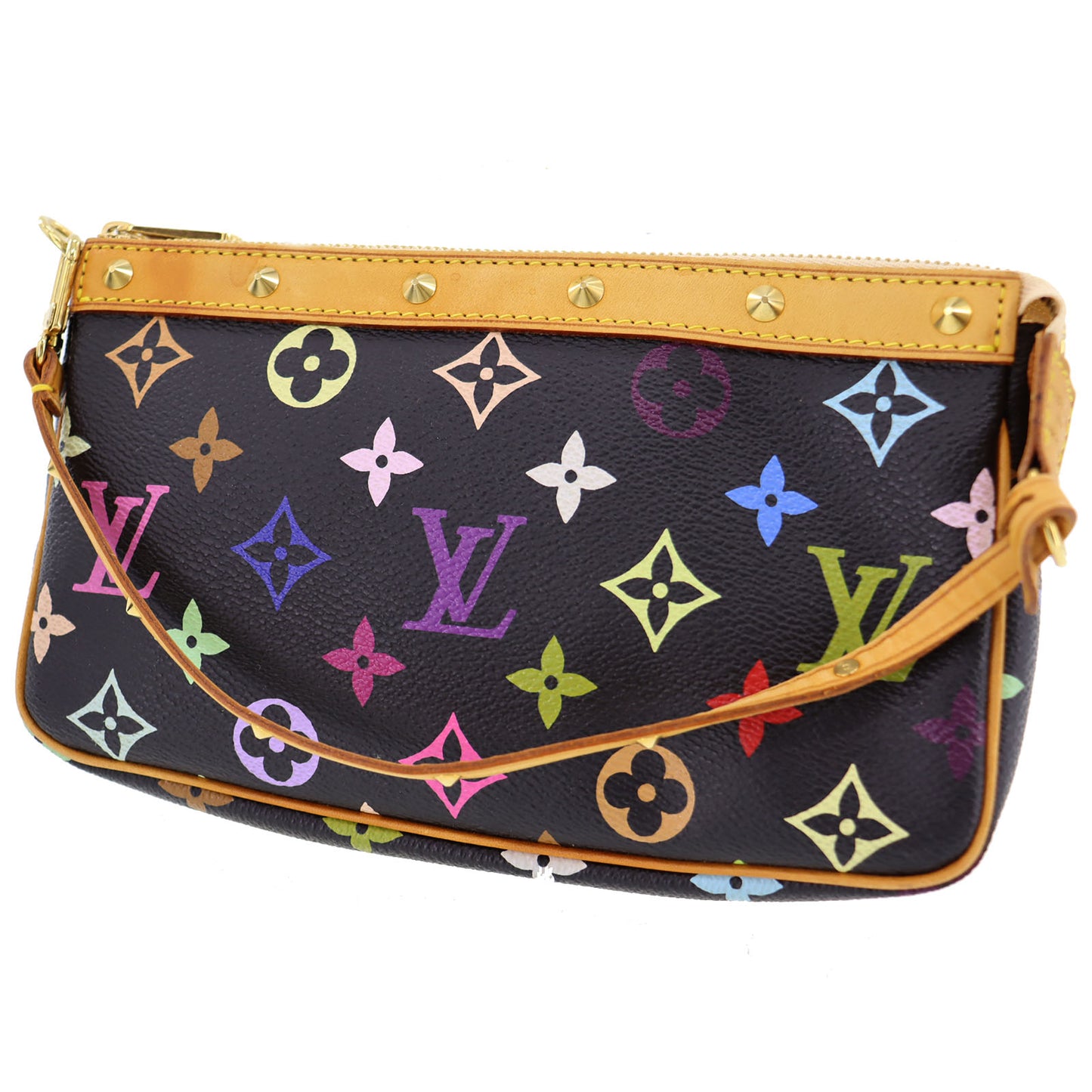 LOUIS VUITTON LV Pochette Accessoires Pouch Monogram Multi M92648 #AG954