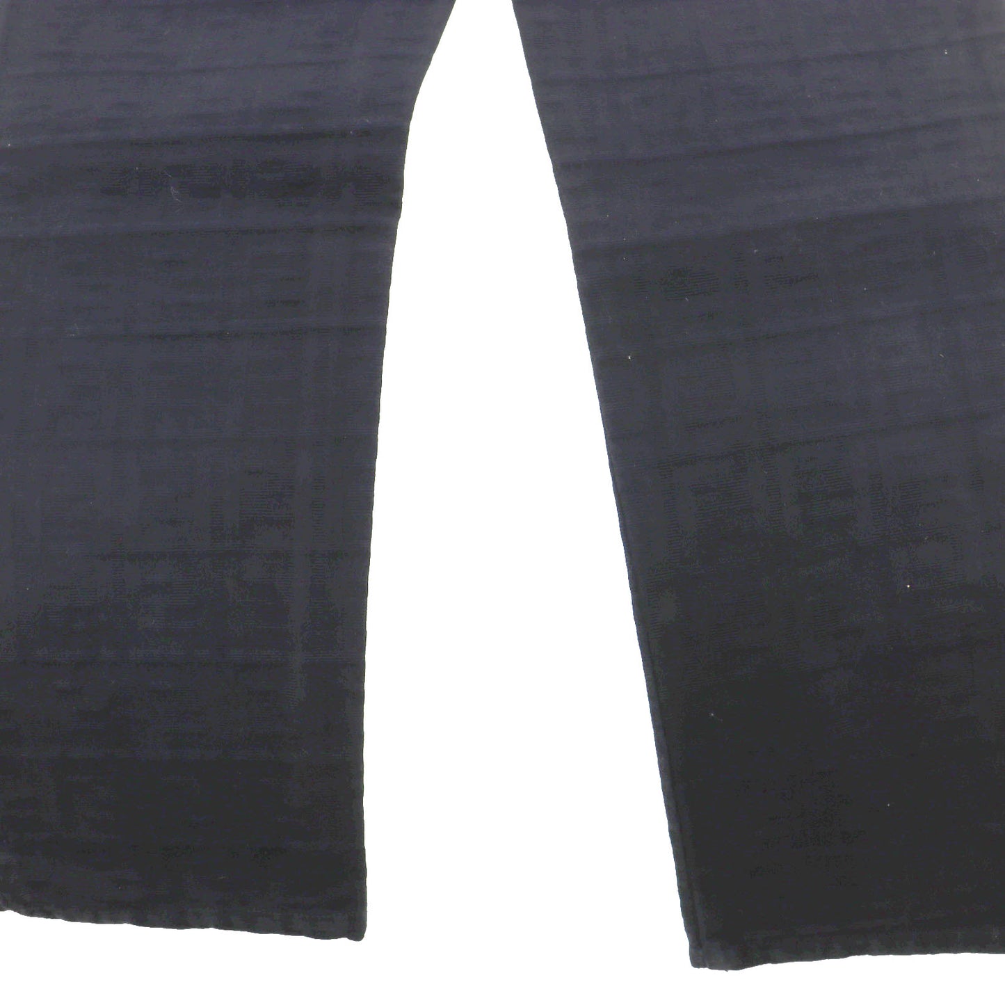 FENDI Roma Jeans Zucca Bottom Black Cotton 100% #AH314