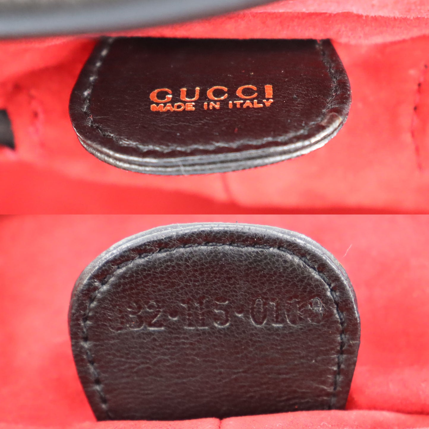 GUCCI HandBag Vanity Black Leather #AH180