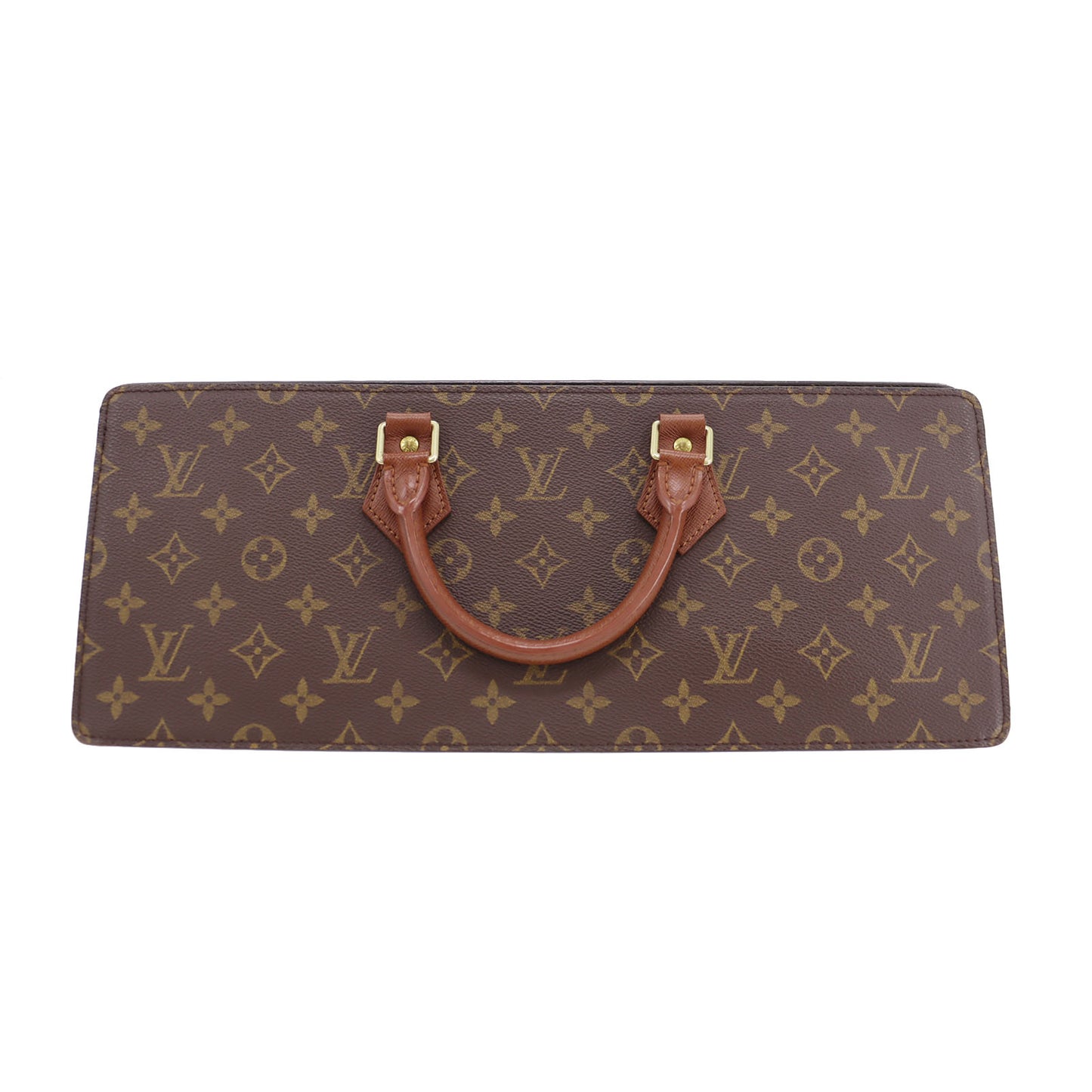 LOUIS VUITTON LV Sac Triangle Handbag Monogram Leather M51360 #CK673