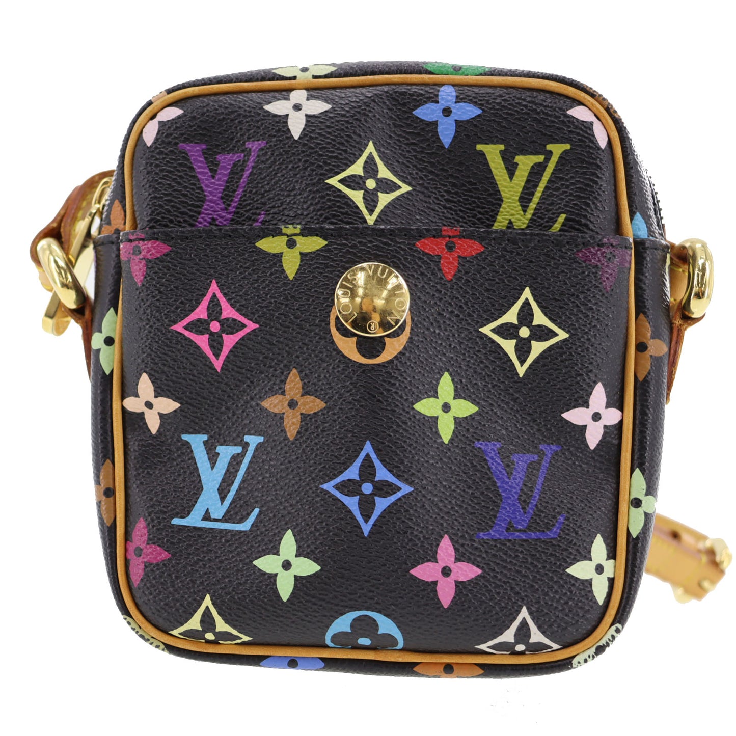 LOUIS VUITTON LV Rift Shoulder Bag Monogram Multi Black M40056 #AG981