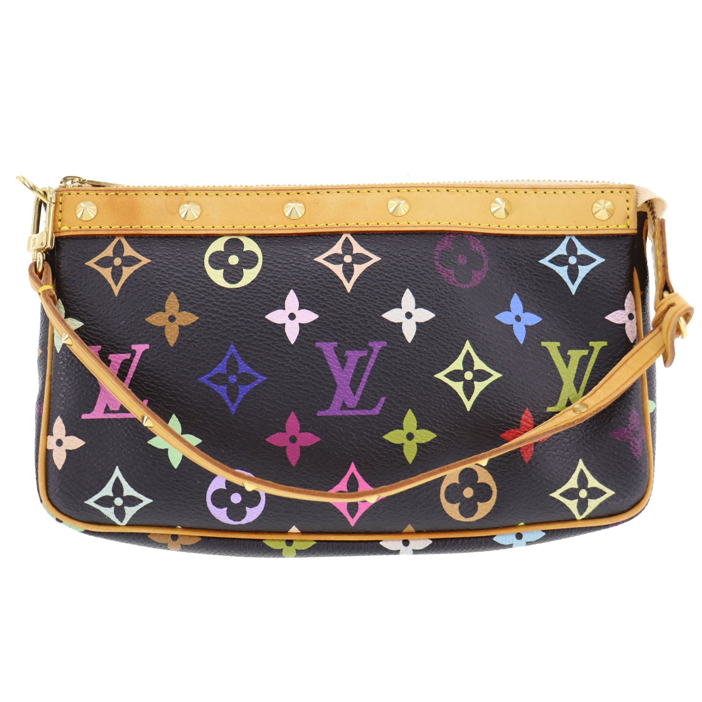 LOUIS VUITTON LV Pochette Accessoires Pouch Monogram Multi M92648 #AG954