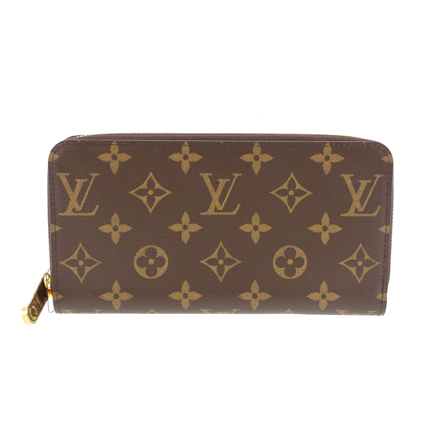 LOUIS VUITTON LV Zippy Wallet Brown Pink Monogram M41894 #AG386