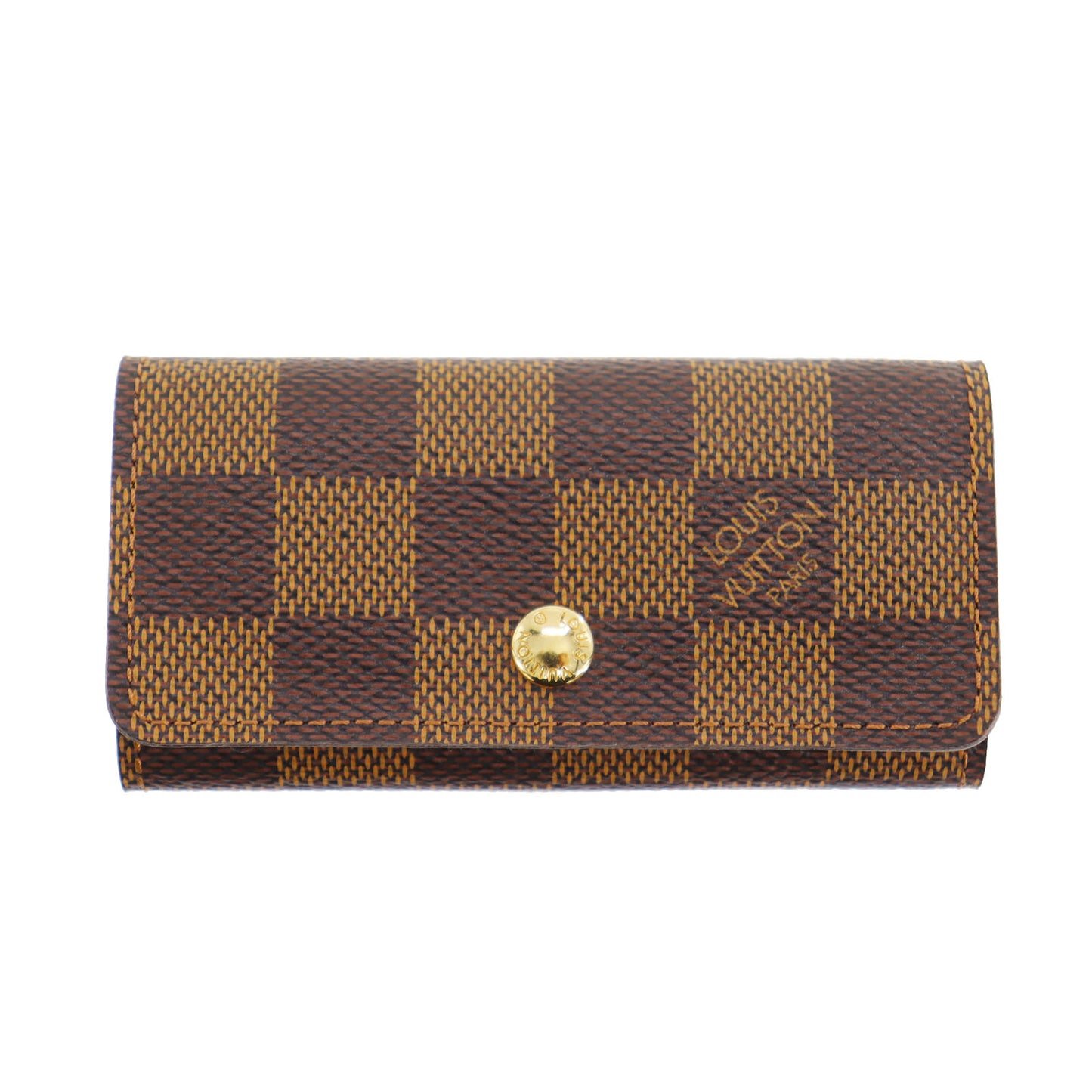 LOUIS VUITTON LV Multicles 4 Key Case Damier Brown N62631 #CN608