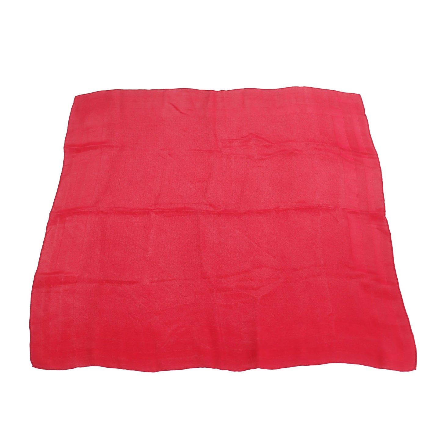 Christian Dior CD Logos Silk Scarf Red #ED34