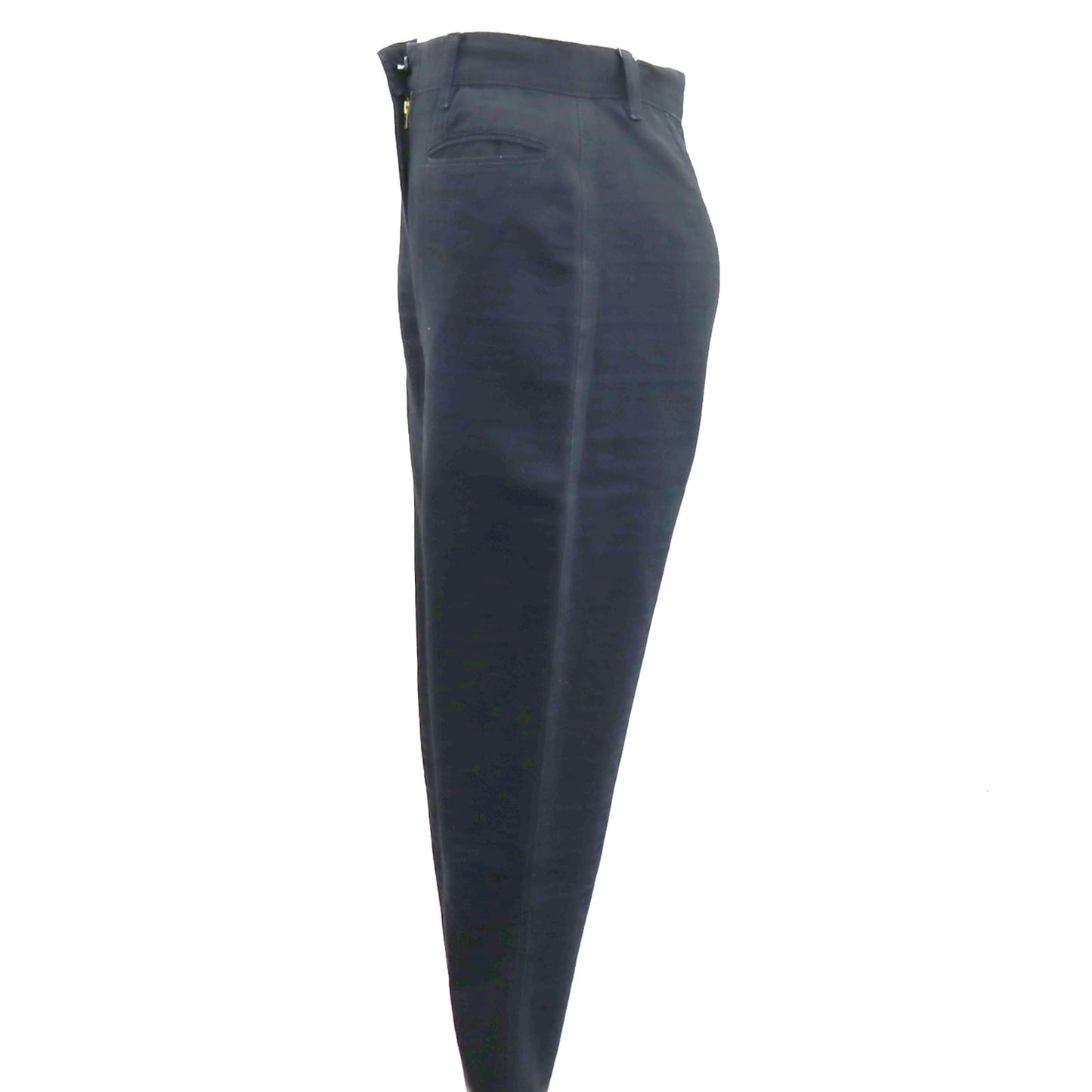 FENDI Roma Jeans Zucca Bottom Black Cotton 100% #AH314