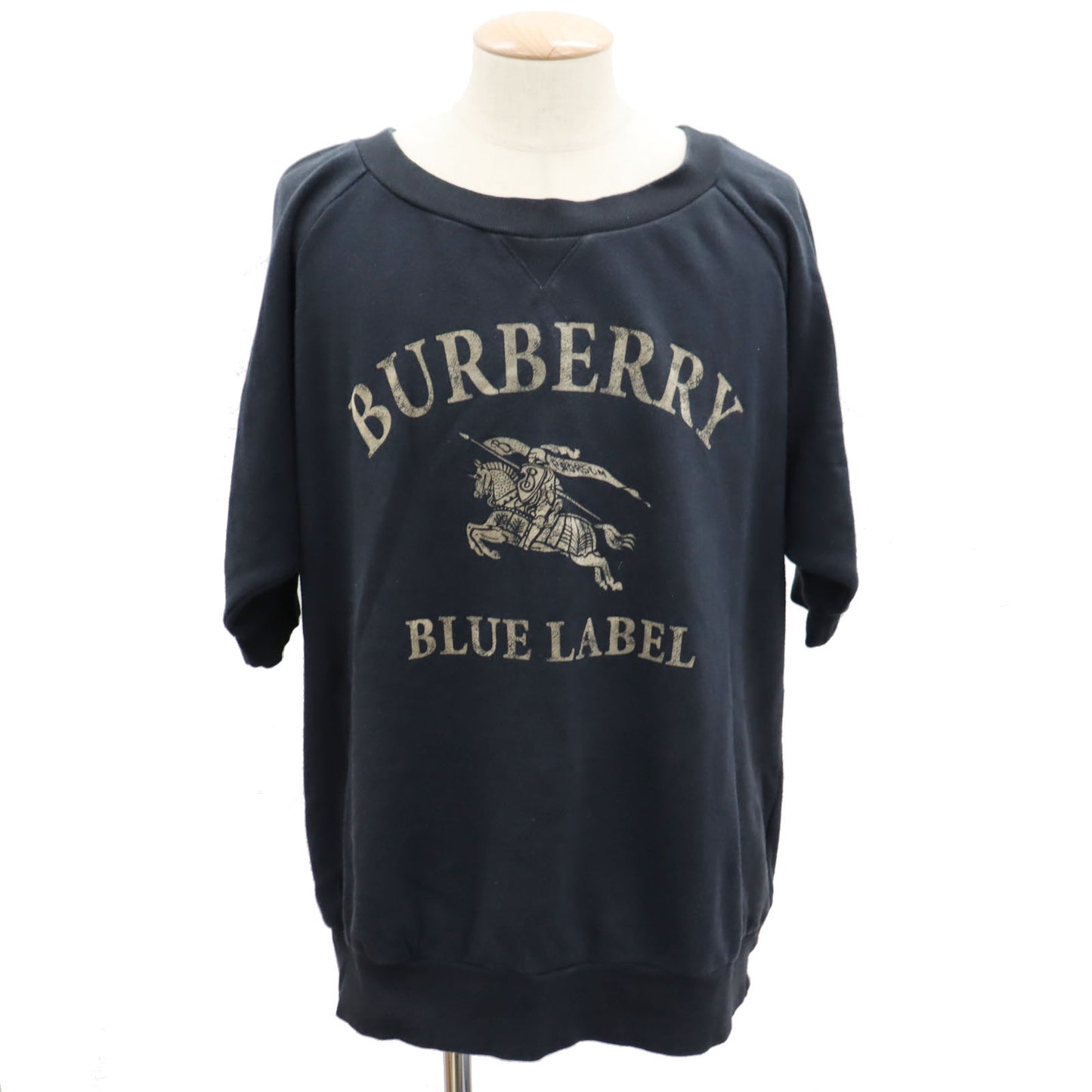 Burberry Sweatshirt Tops Black Size 38 Cotton #AH109