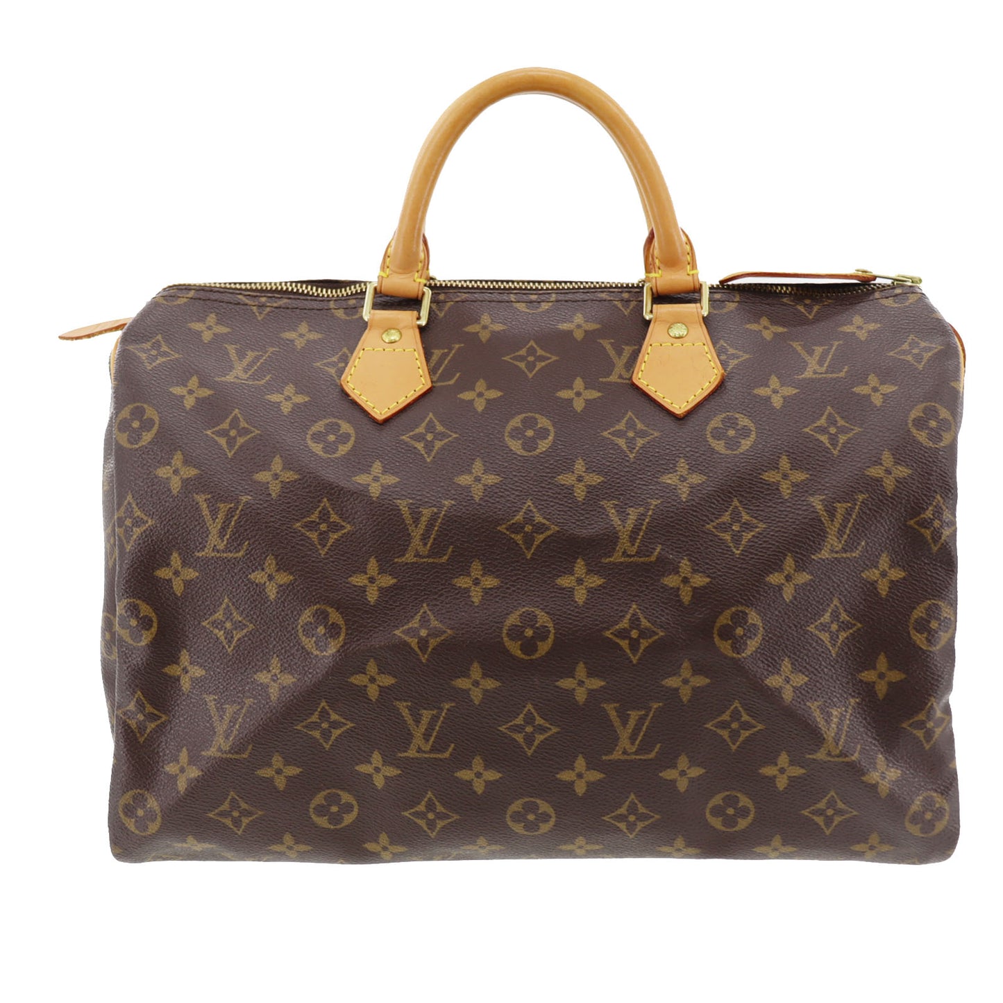 Louis Vuitton LV Speedy 35 Handbag Monogram Leather M41524 #BK581