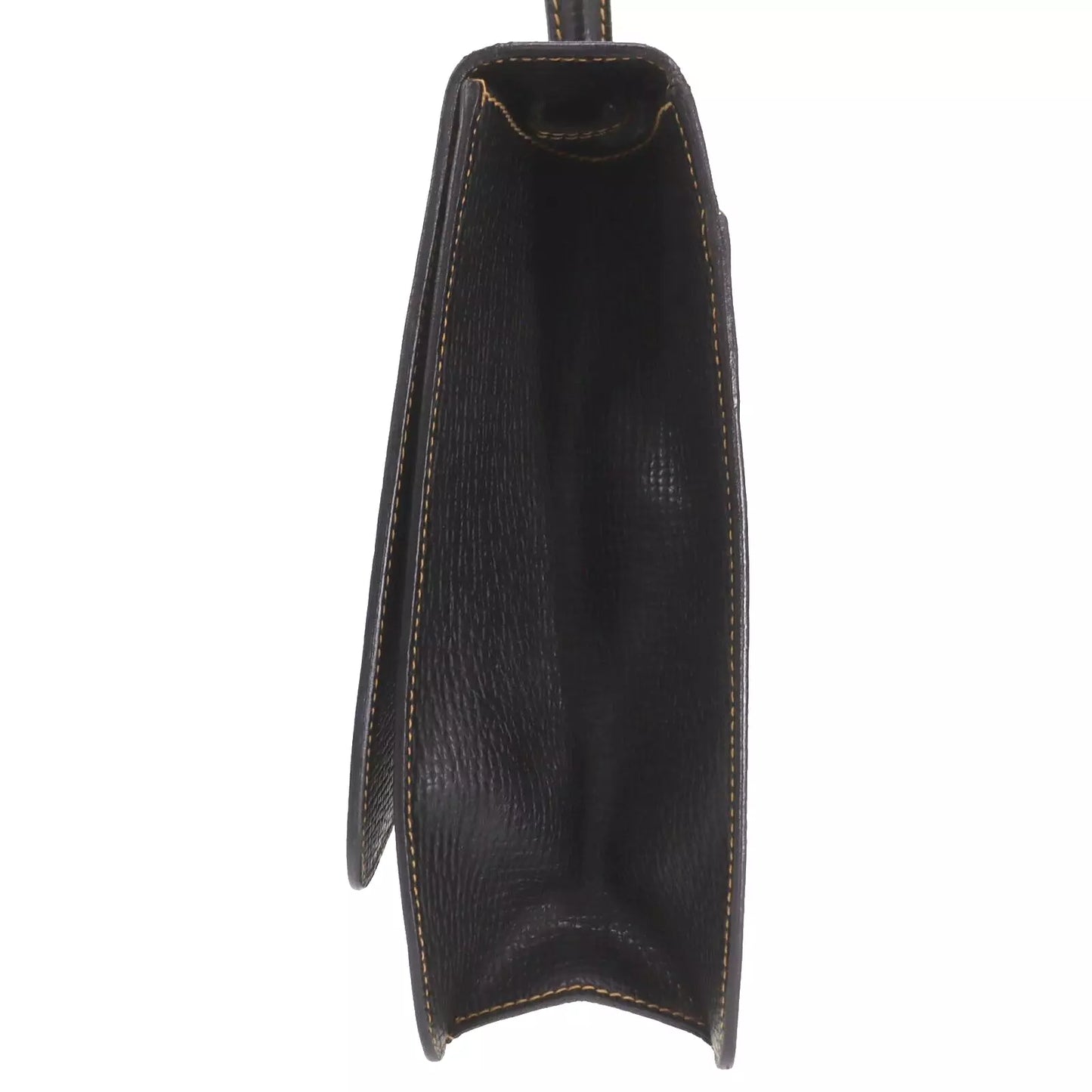 LOEWE Barcelona 2 Way Shoulder Handbag Black Leather #AH469