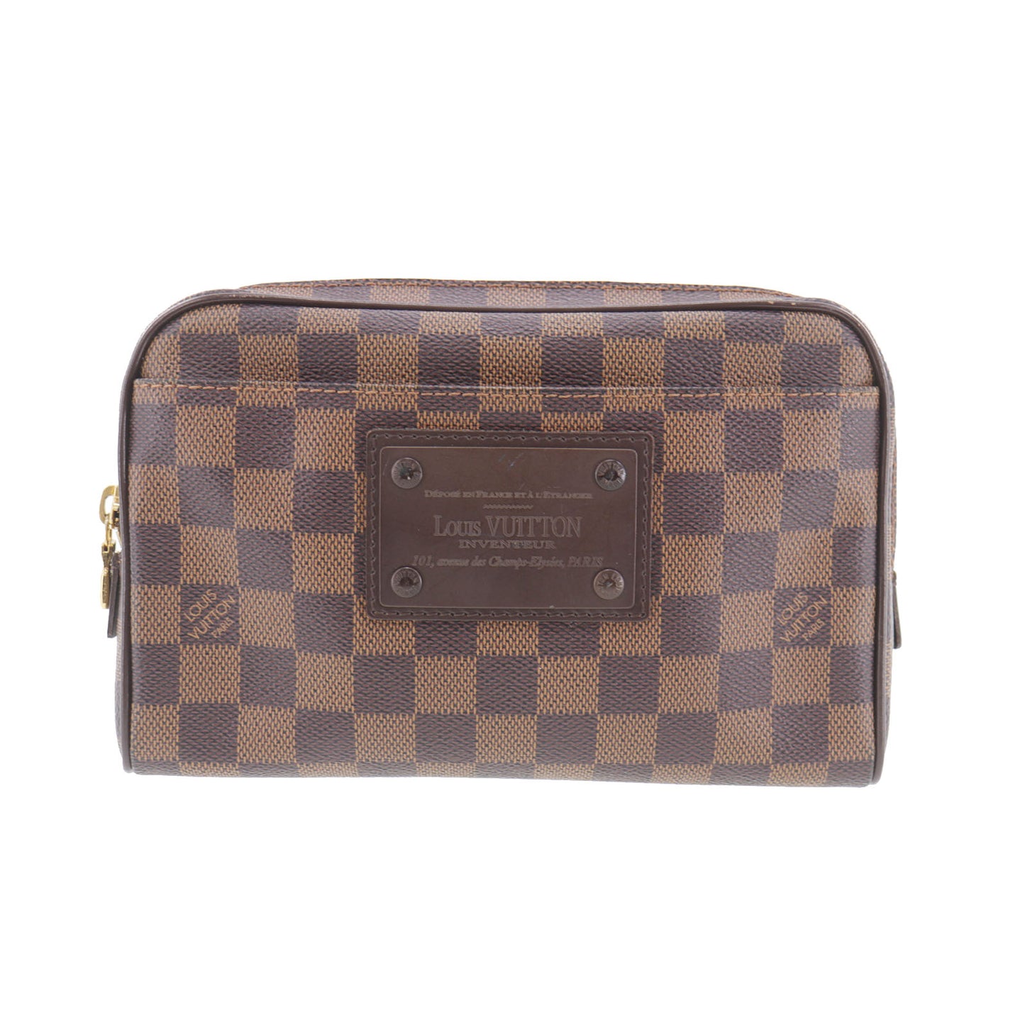 Louis Vuitton LV Brooklyn Damier Belt Bag Bum Bag N41101 #ED346