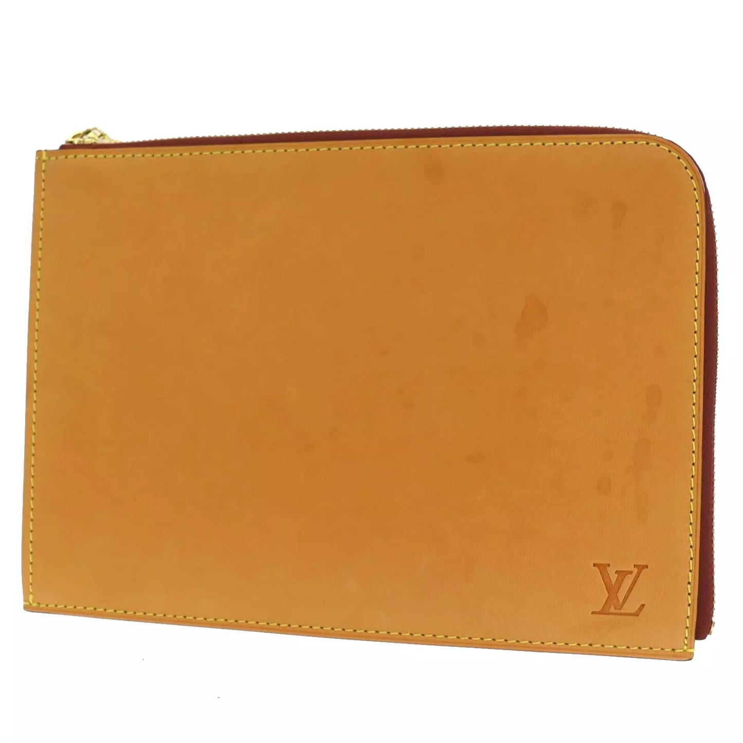 Louis Vuitton LV Pochette Jour PM Clutch Bag Nomad Leather #AG110