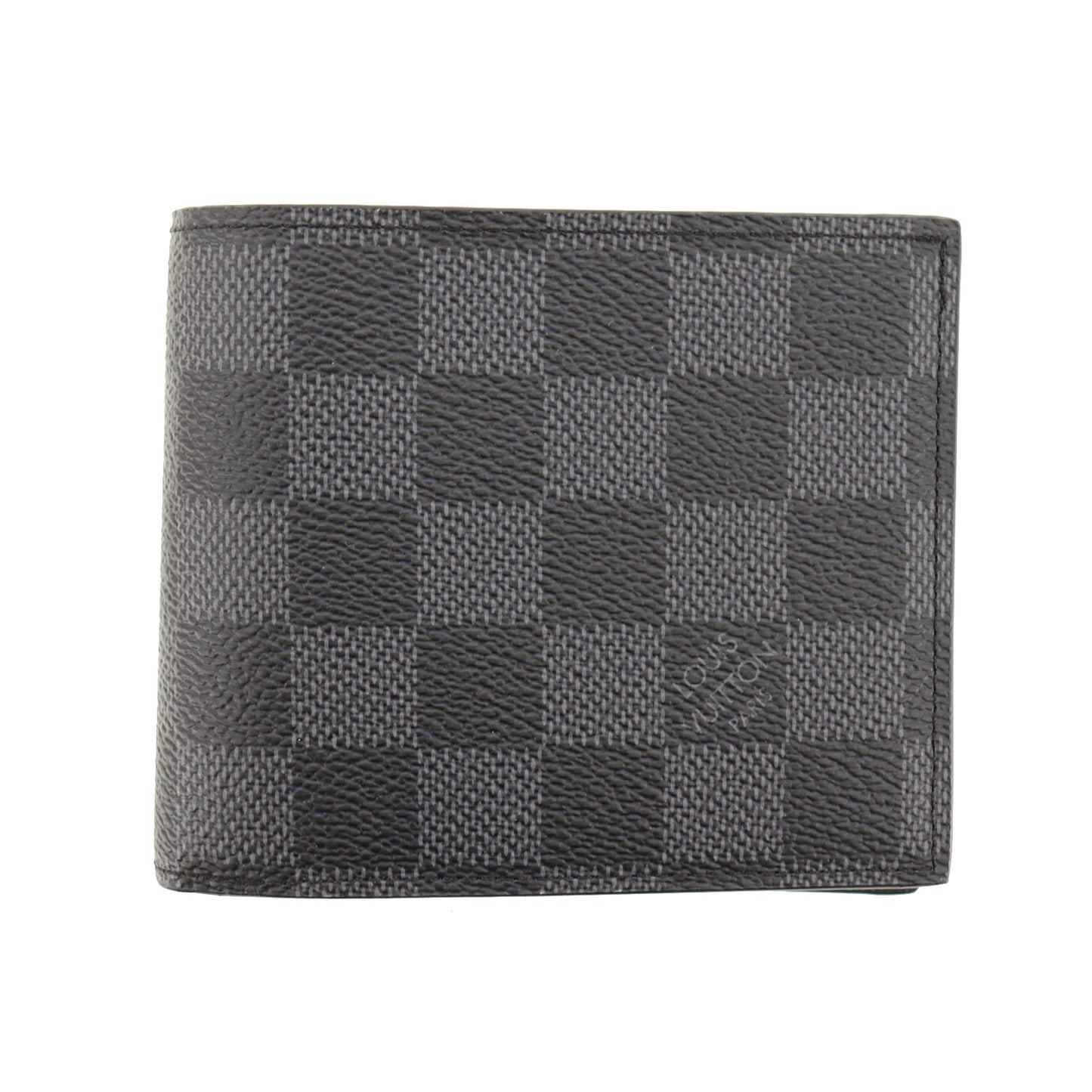 LOUIS VUITTON LV Damier Graphite Portefeiulle Amerigo Wallet N60053 #AG670