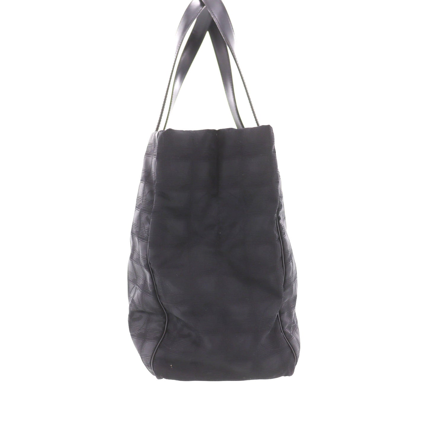 CHANEL New Travel Line Tote Bag Black Nylon #CG704
