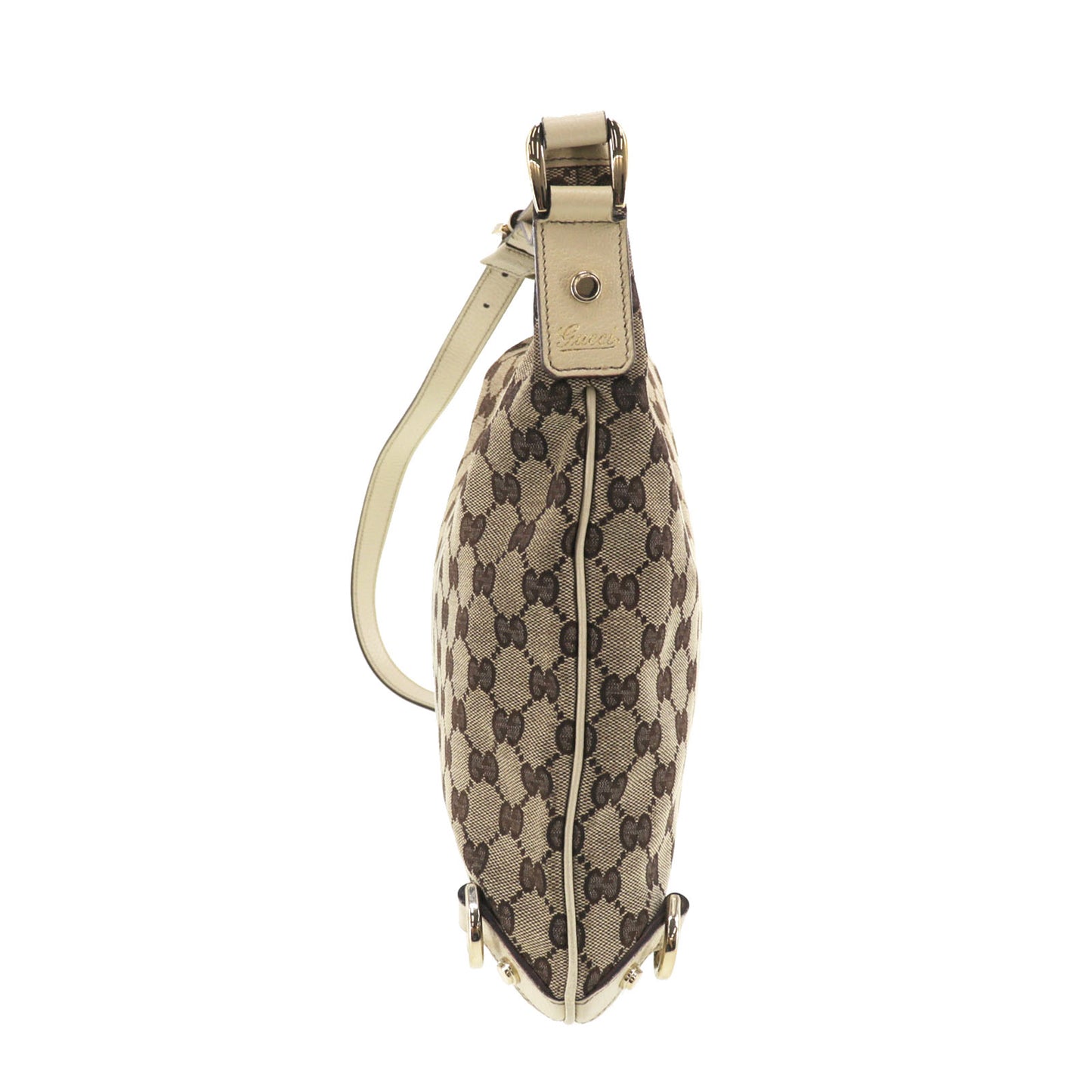 GUCCI Original GG Canvas Abbey Crossbody Shoulder Bag Brown #EB80