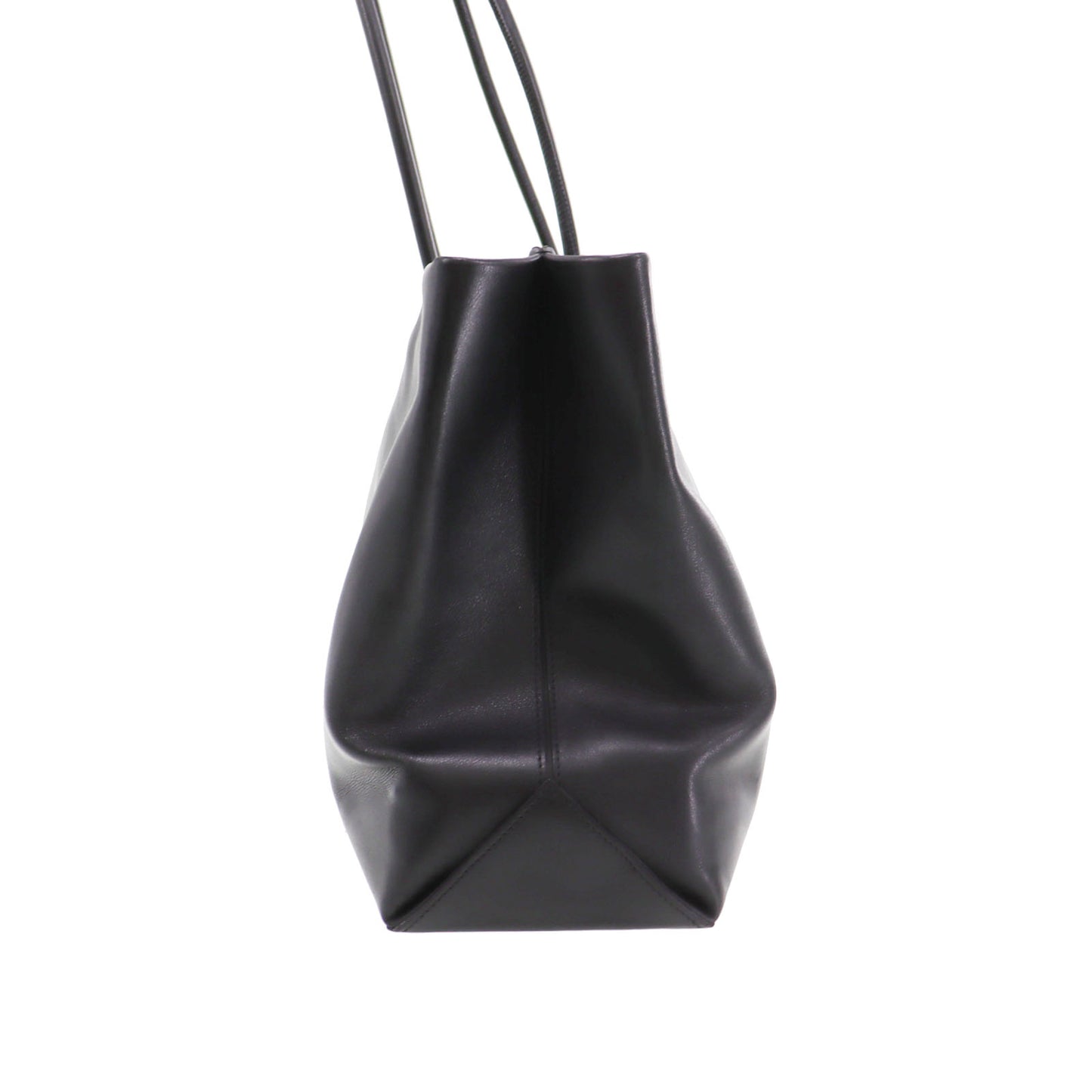CHANEL Logo Shoulder Tote Bag Leather #CL42