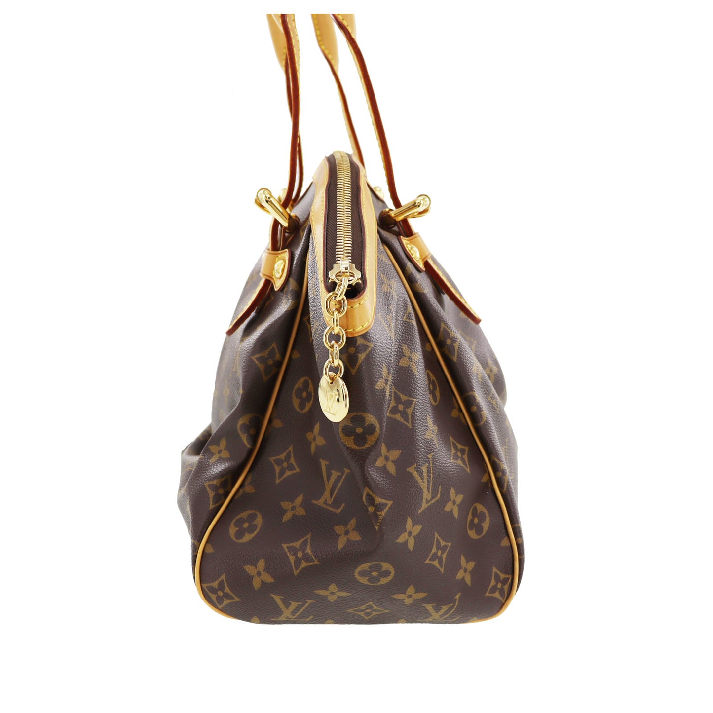 LOUIS VUITTON LV Tivoli GM Handbag Monogram Brown M40144 #AH624