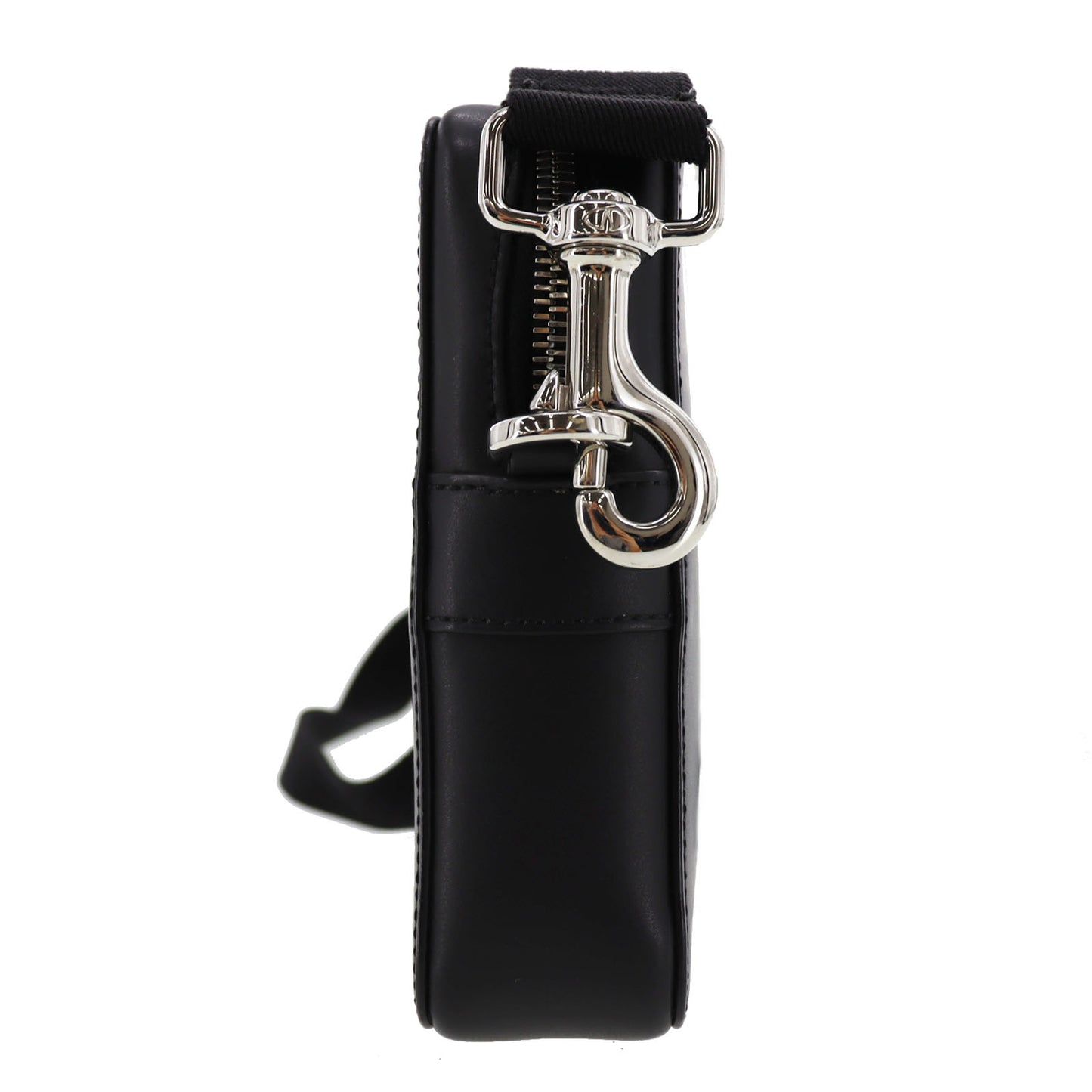VALENTINO Logos Shoulder Bag Black Leather #BJ532