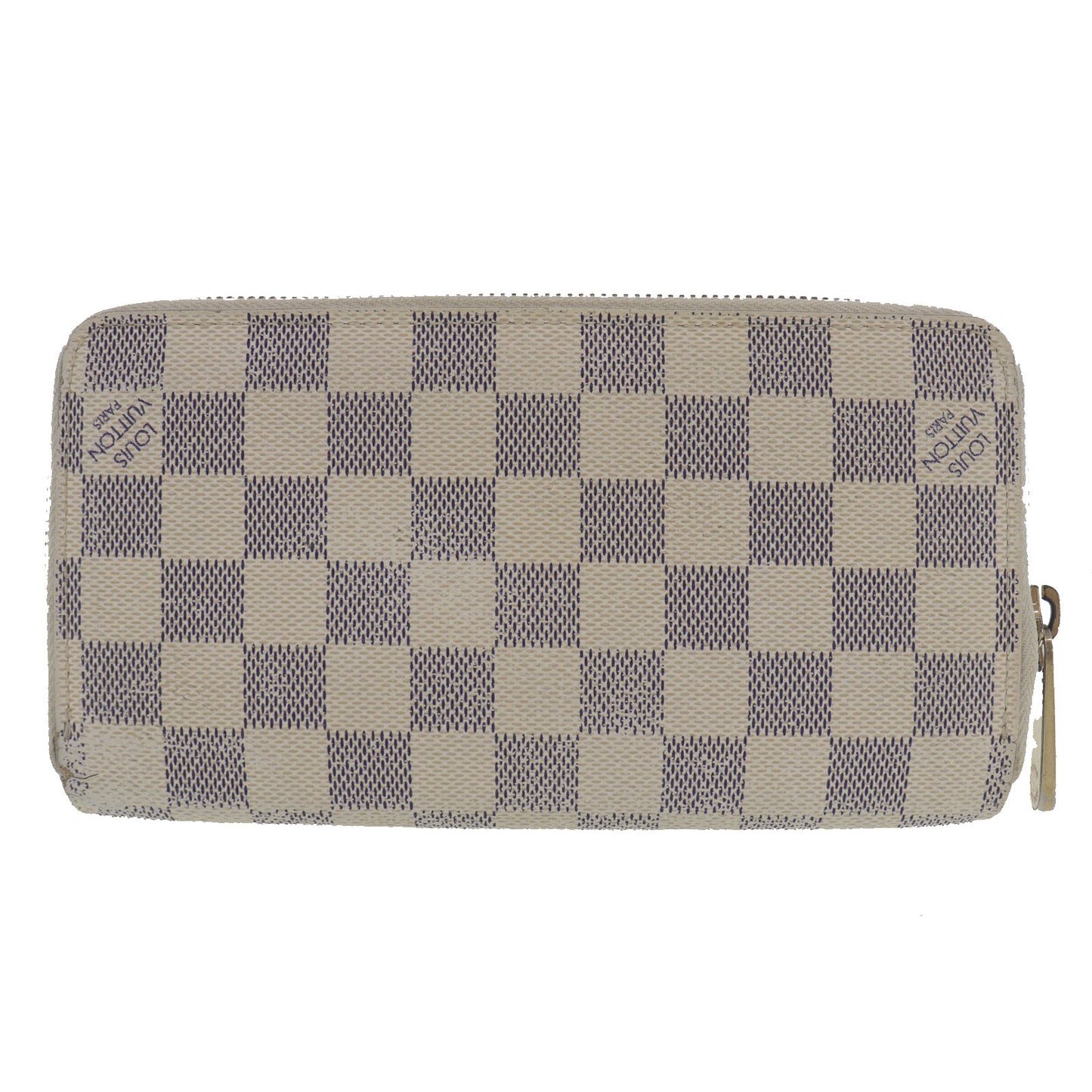 Louis Vuitton LV Zippy Wallet Damier Azur N63503 Vintage #AG510