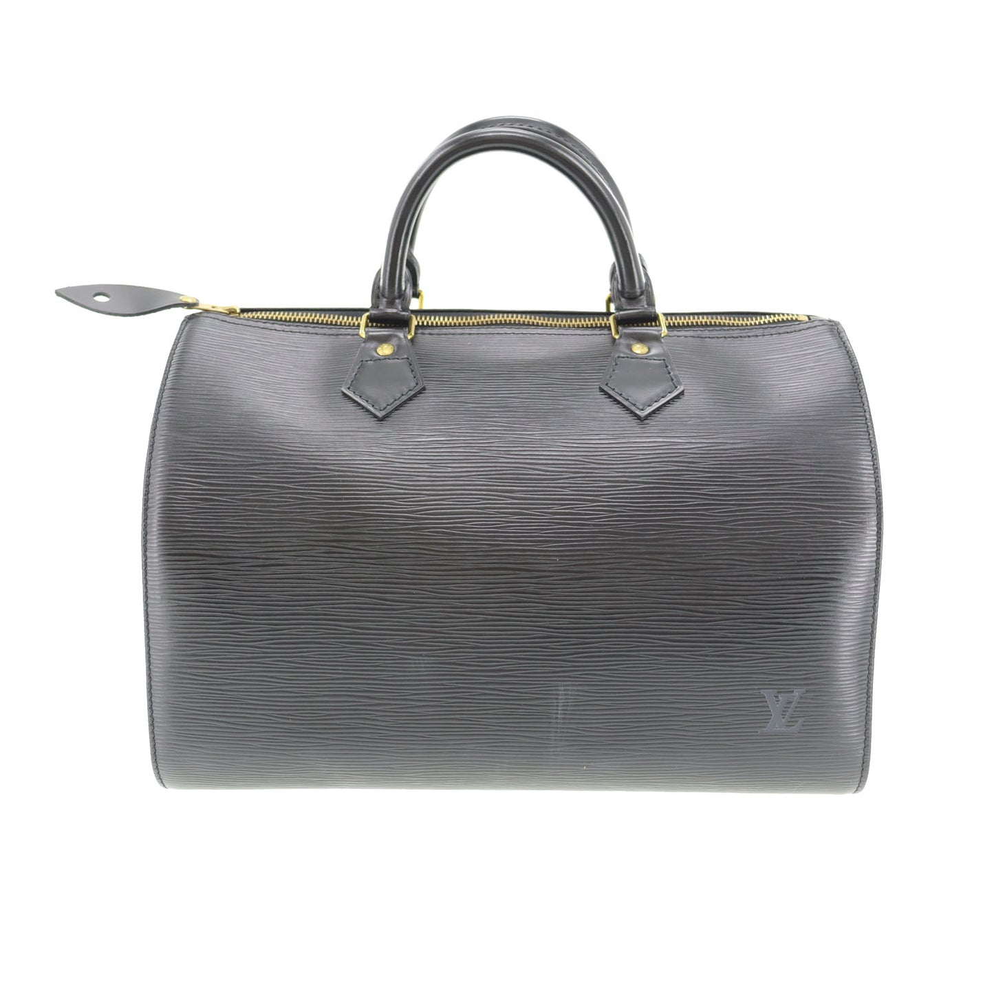 LOUIS VUITTON LV Speedy 30 Handbag Epi Leather Black M59022 #BS978