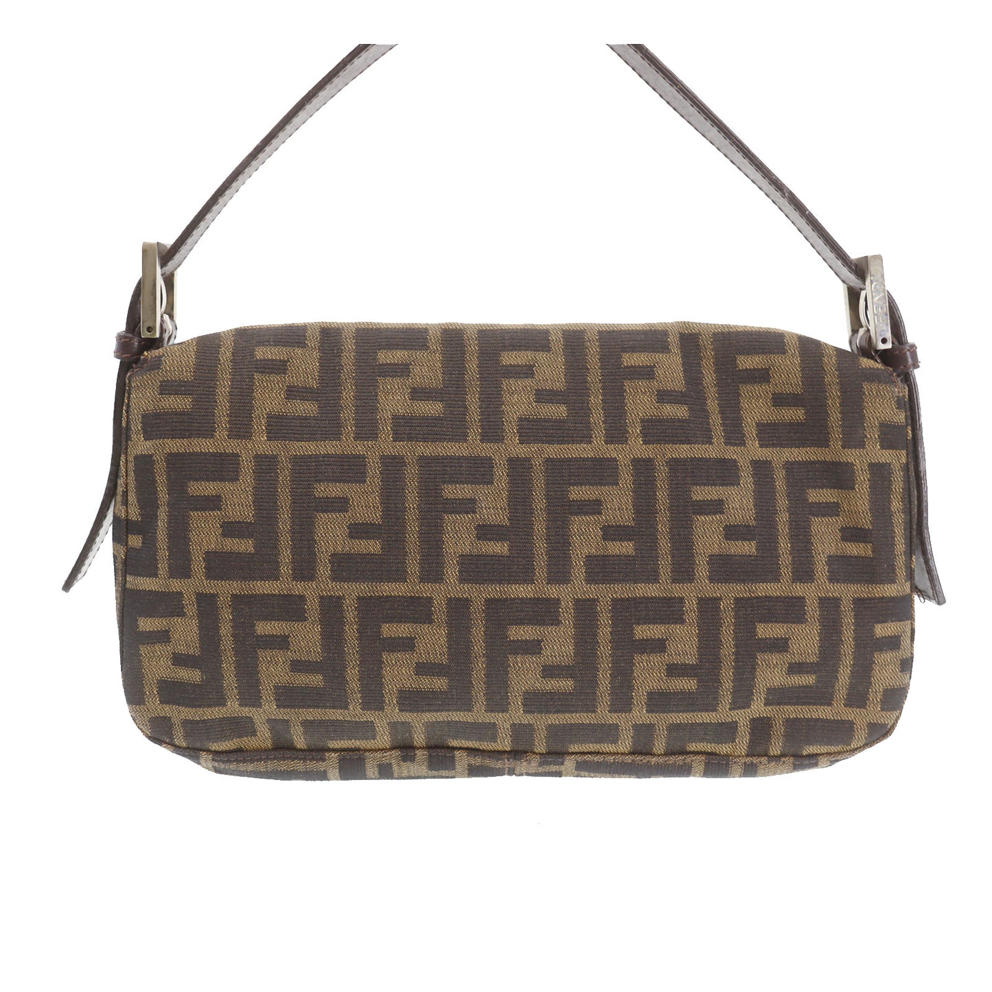 FENDI Zucca Mamma Bucket Handbag Brown #CO753