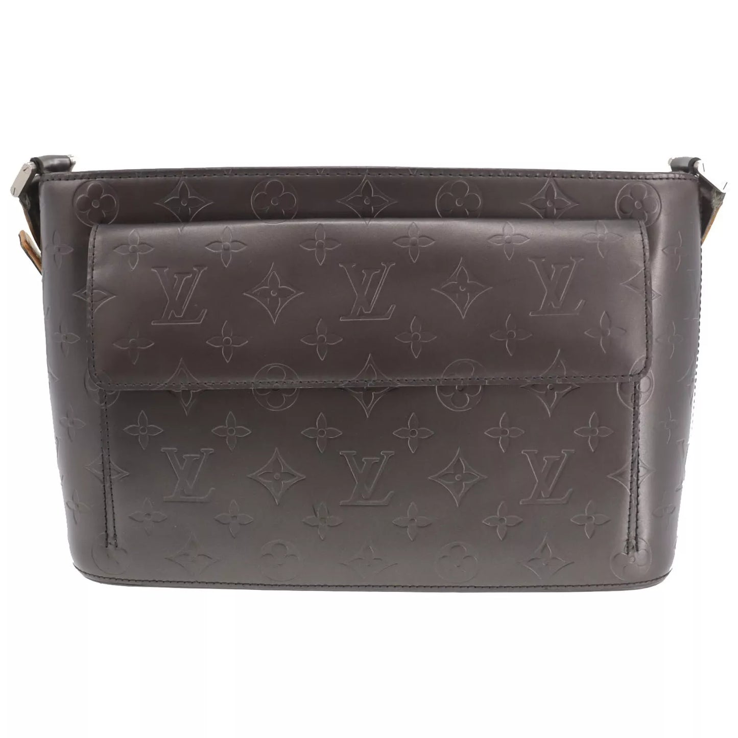 LOUIS VUITTON LV Alston Used Shoulder Bag Monogram Matte Leather M55122 #BQ842 A