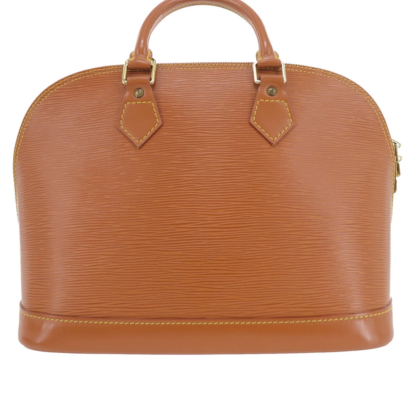 LOUIS VUITTON LV Alma PM Handbag Epi Leather Brown M54148 #DA584