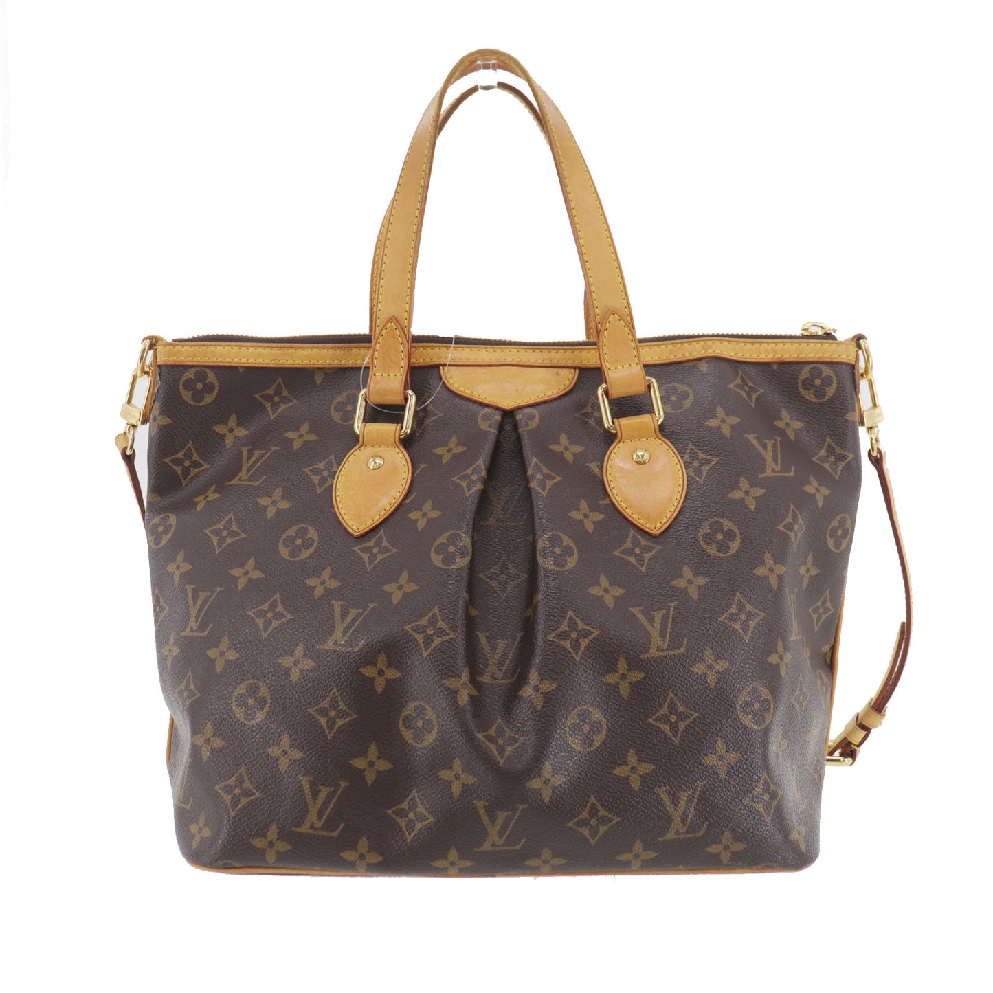 Louis Vuitton LV M40145 Monogram 2way Tote Handbag Palermo PM #CK945