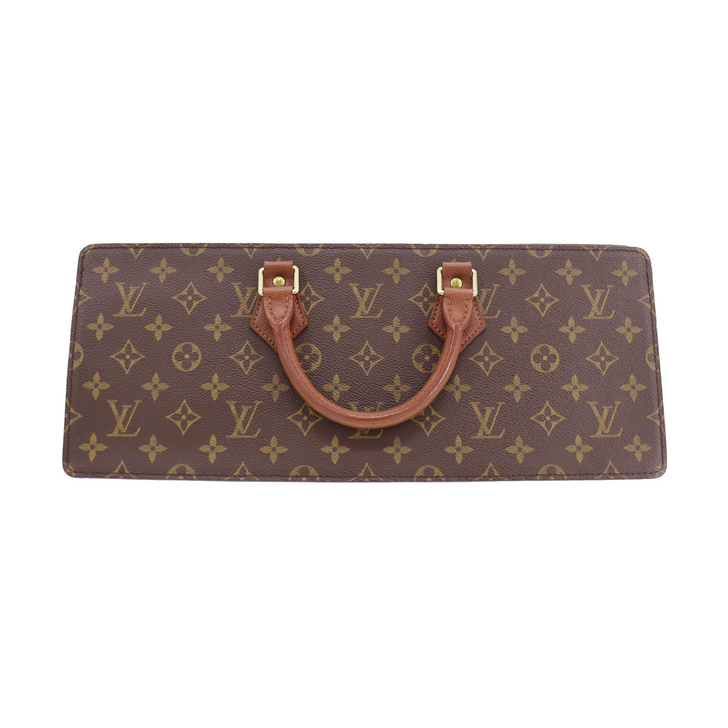 LOUIS VUITTON LV Sac Triangle Handbag Monogram Leather M51360 #CK673