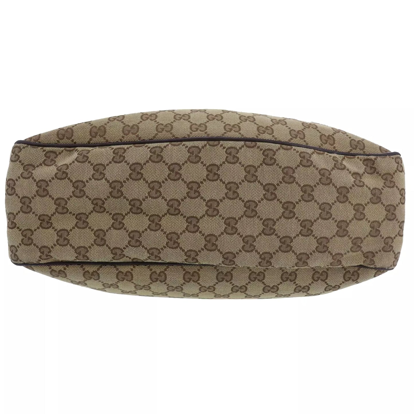GUCCI Sukey GG Canvas Handbag Tote Brown #CT722