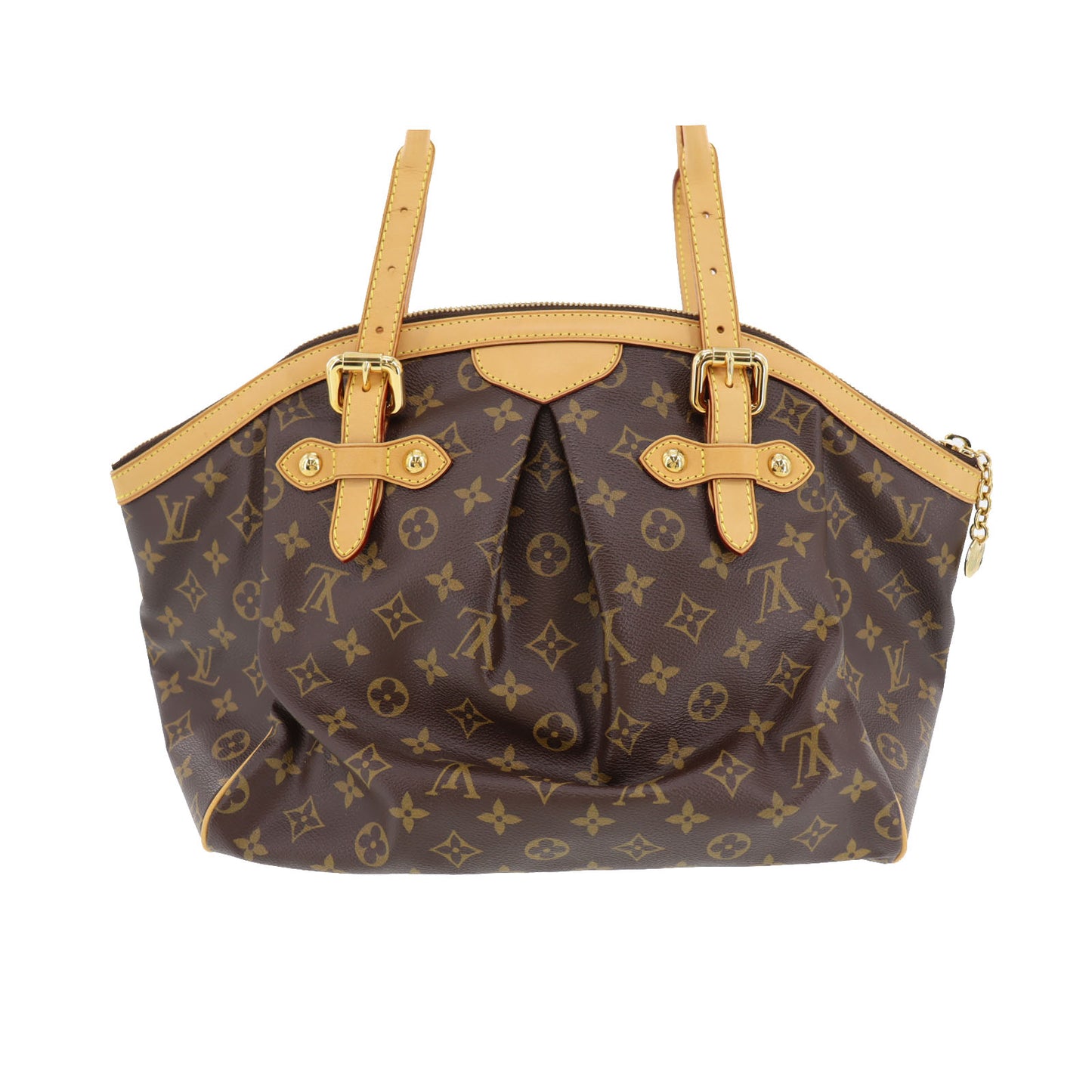 LOUIS VUITTON LV Tivoli GM Handbag Monogram Brown M40144 #AH624