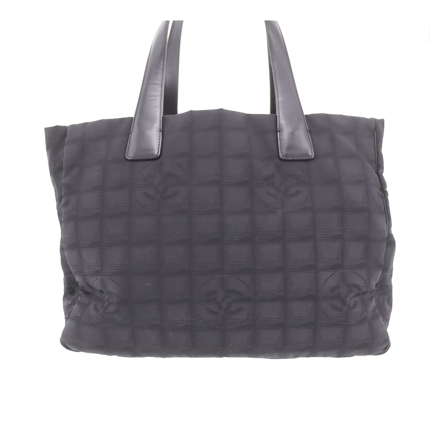 CHANEL New Travel Line Tote Bag Black Nylon #CG704