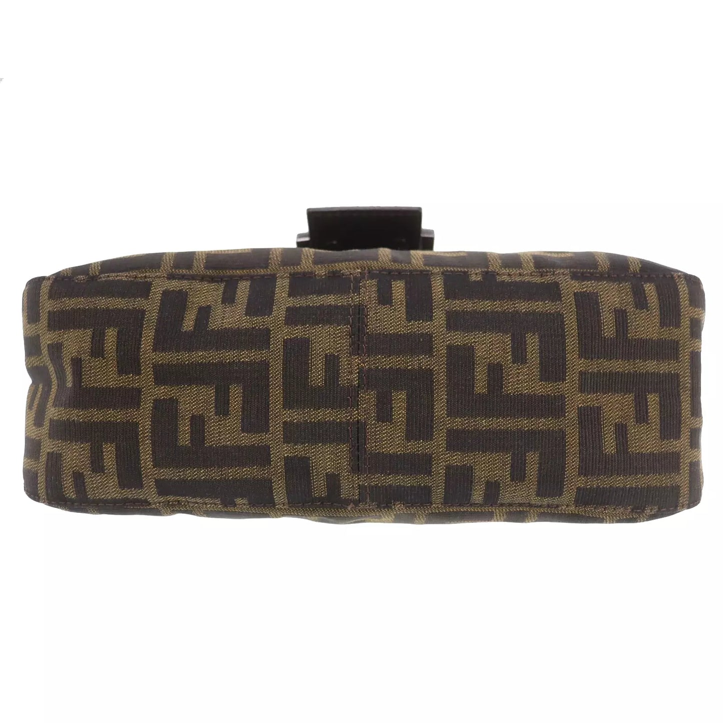 FENDI Zucca Mamma Bucket Handbag Brown #CT64