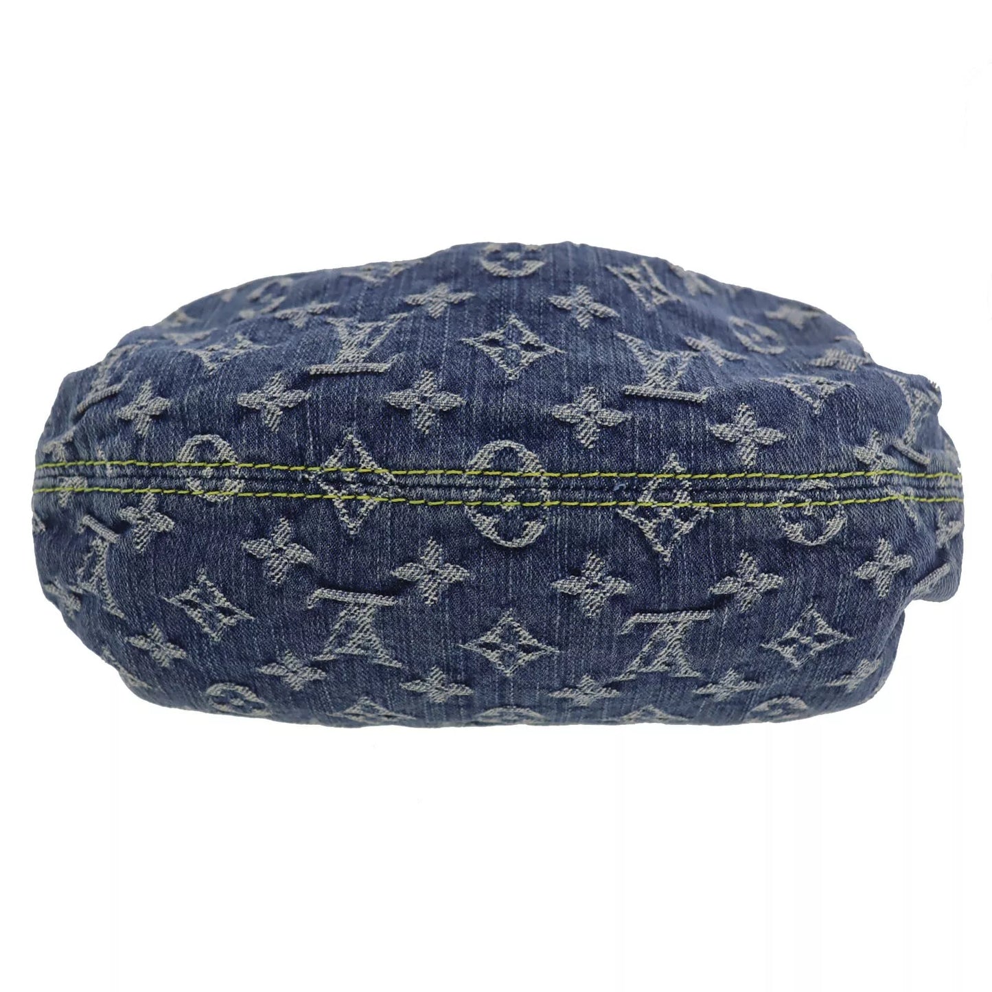Louis Vuitton LV Pleaty Handbag Monogram Denim Blue M95020 #ED193