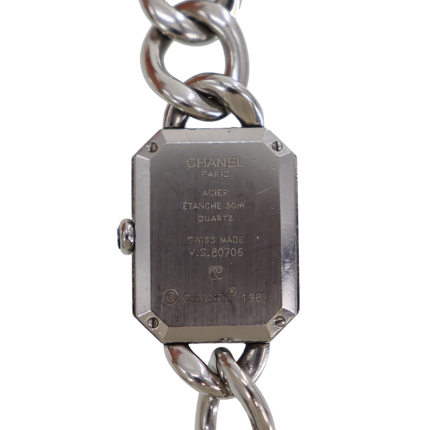 CHANEL Premiere Discontinued Wristwatches M Silver Quartz #CG736