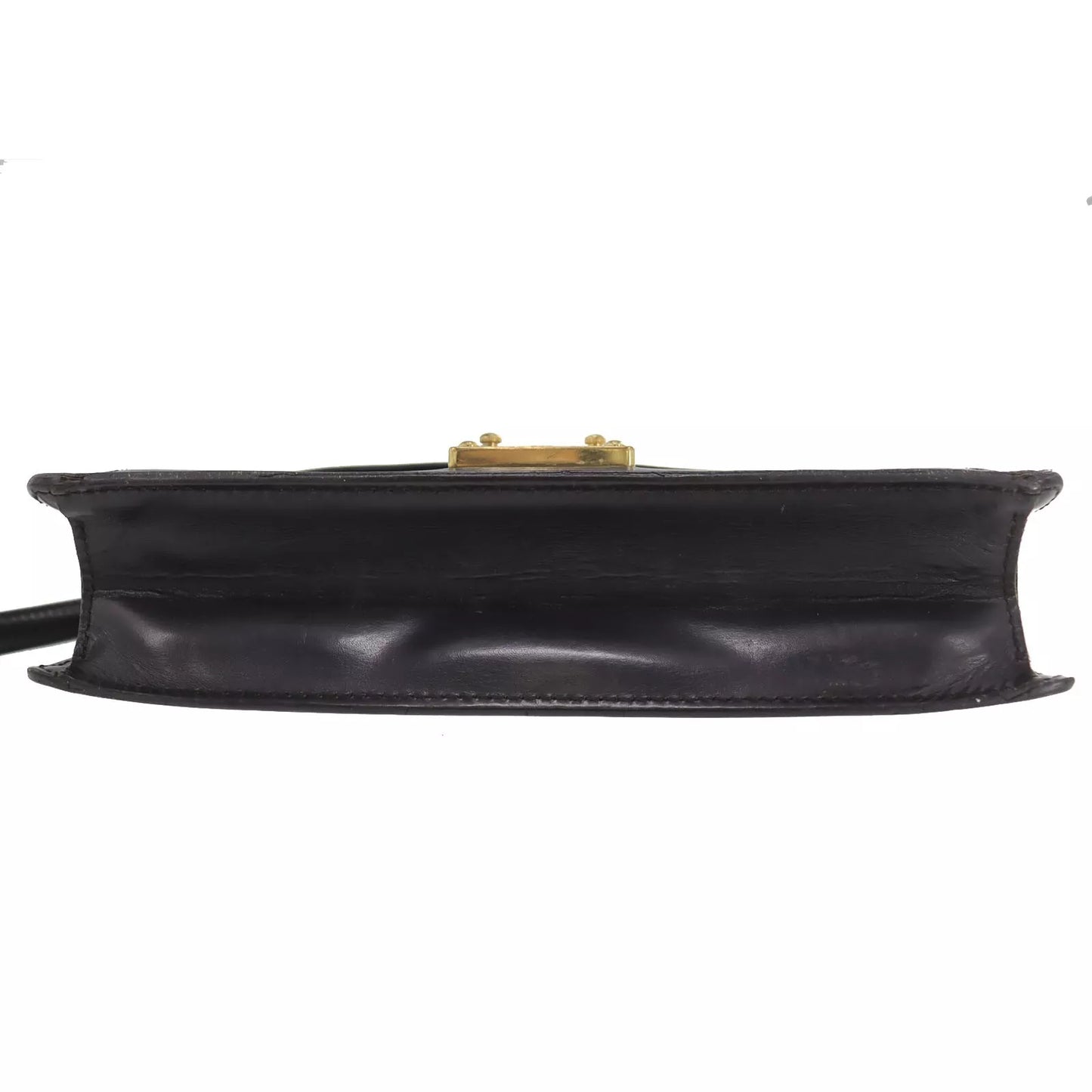 Louis Vuitton LV Pochette Serie Dragonne Clutch Black Epi M52612 #EA29