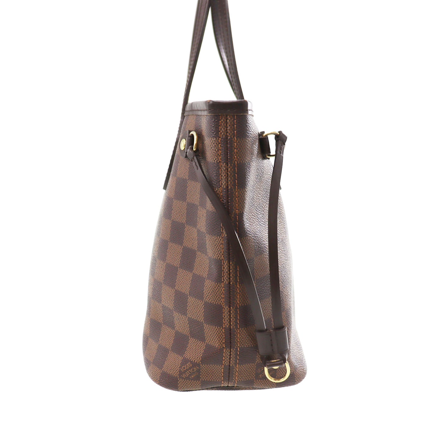 LOUIS VUITTON LV Neverfull PM Shoulder Tote Bag Damier Brown N41358 #CN901