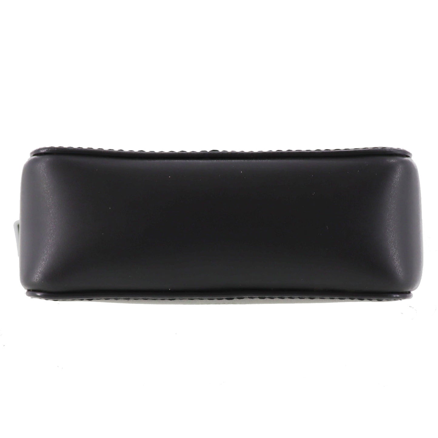 VALENTINO Logos Shoulder Bag Black Leather #BJ532