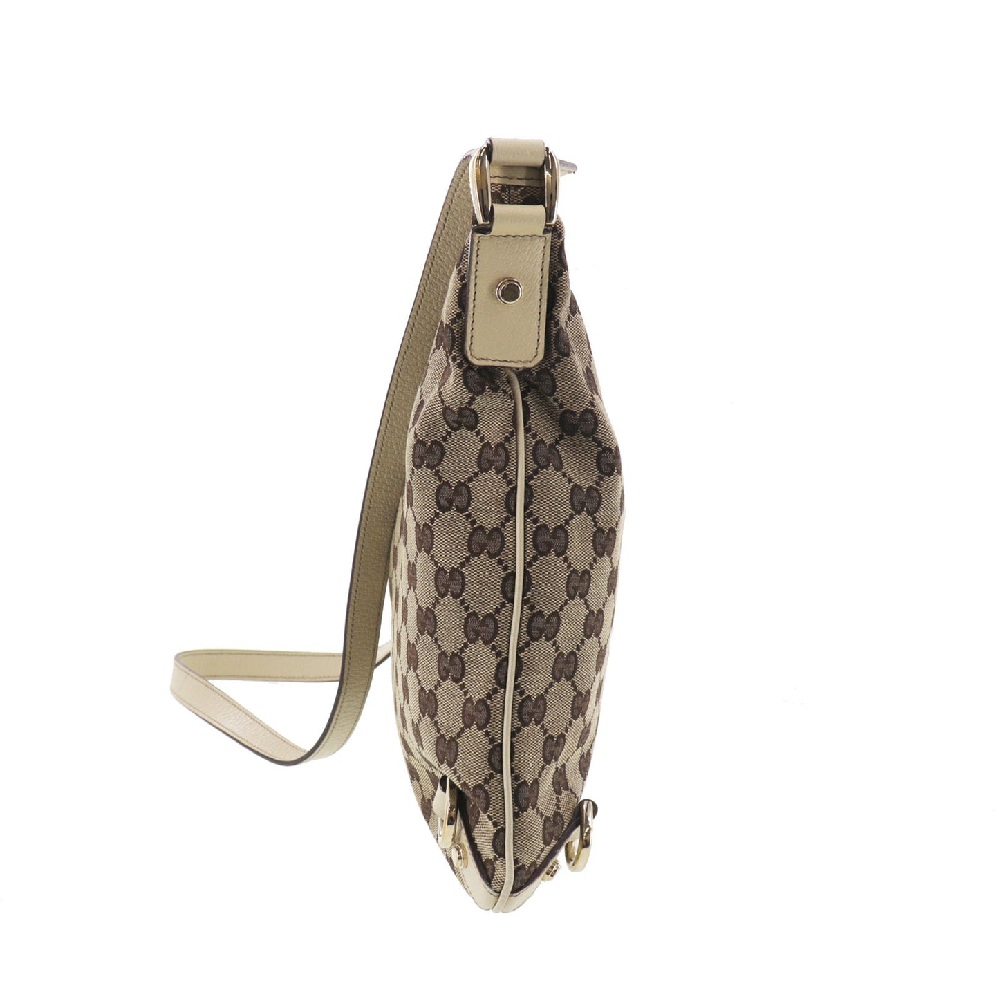 GUCCI Original GG Canvas Abbey Crossbody Shoulder Bag Brown #EB80