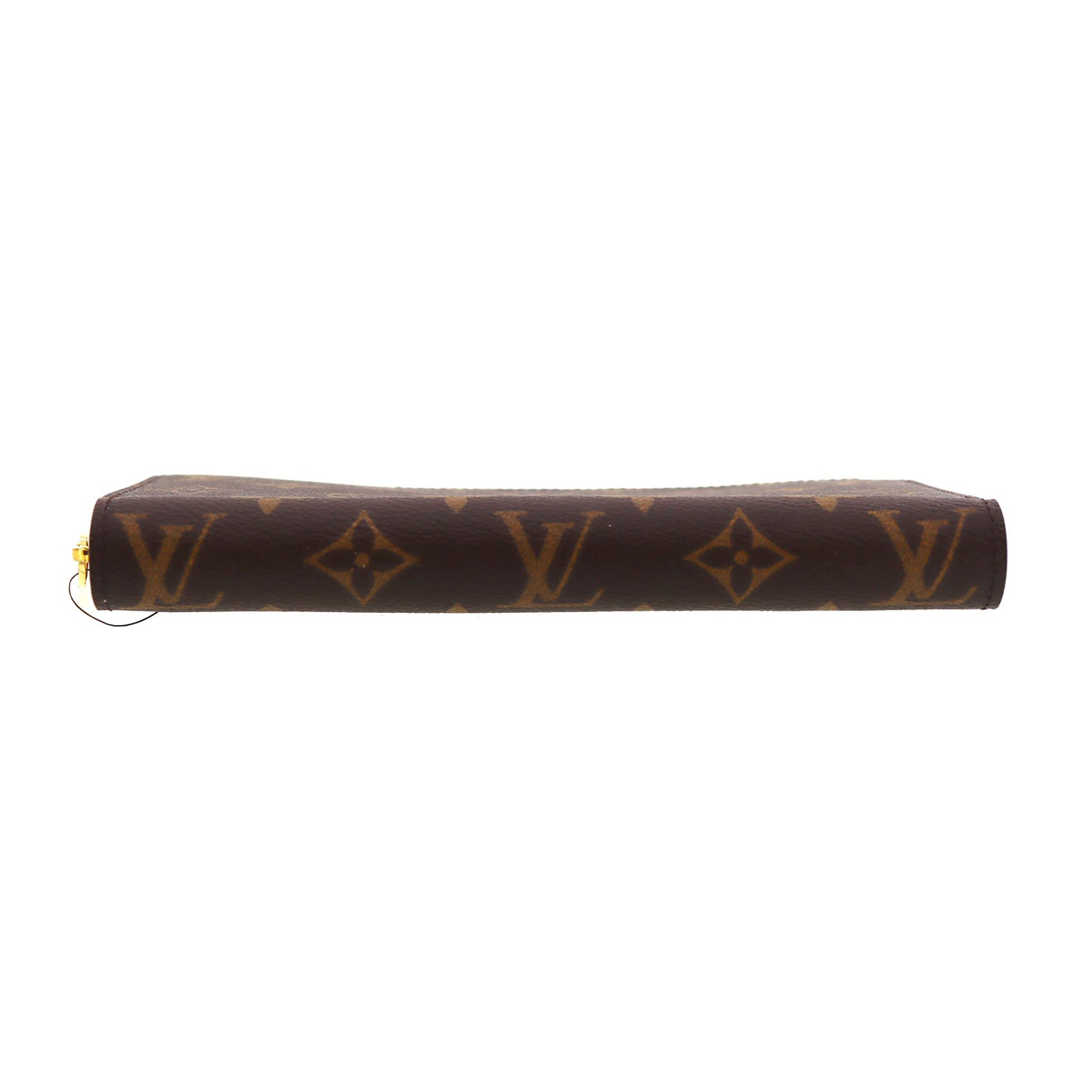 LOUIS VUITTON LV Zippy Wallet Brown Pink Monogram M41894 #AG386