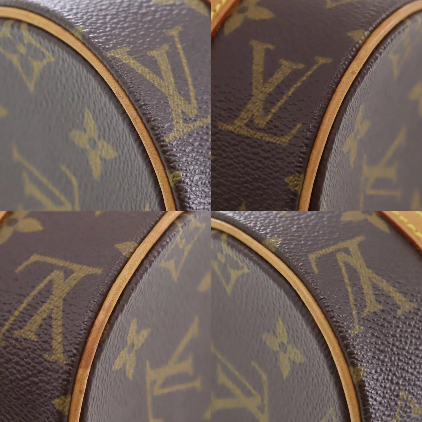 Louis Vuitton LV Papillon 19 Handbag Monogram Leather M51389 #ED126