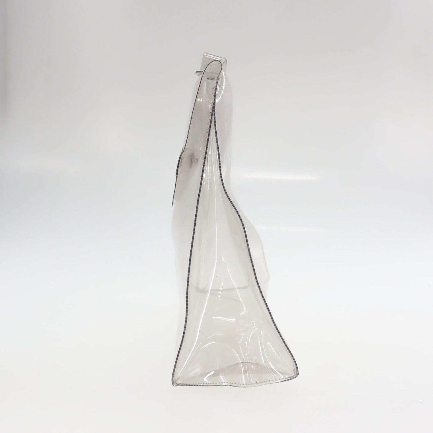 HERMES Vinyl Kelly 40 Handbag Clear L'exposition 1997 #CN9