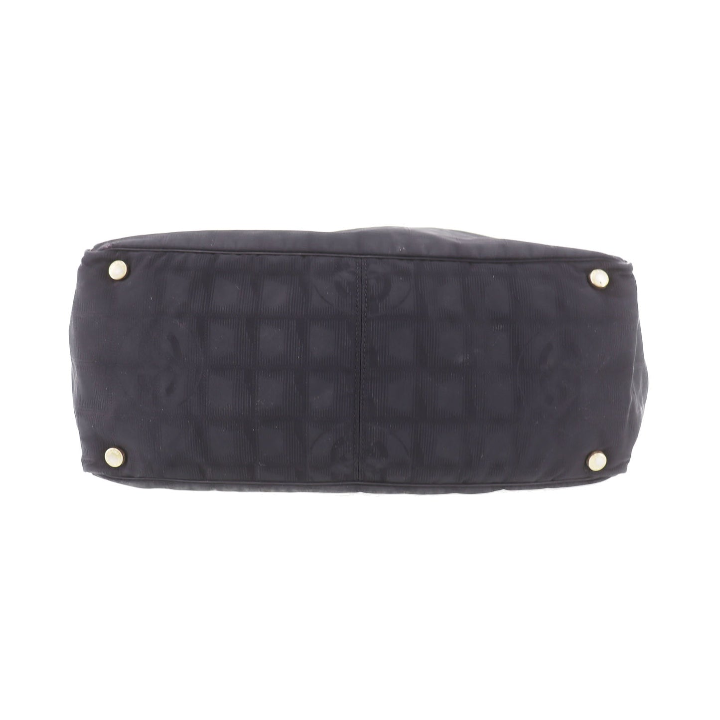 CHANEL New Travel Line Tote Bag Black Nylon #CG704