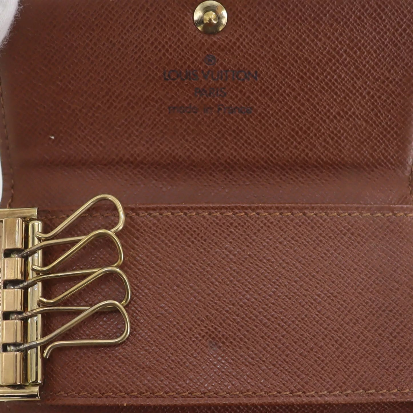 Louis Vuitton LV Multicle 4 Key Case Monogram Leather M62631 #CY455