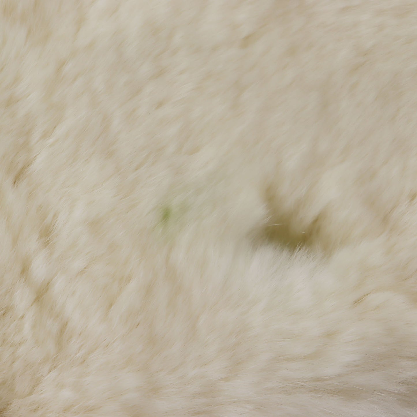 CHANEL CC Logos Fur Scarf Muffler 100% Rabbit White #CO713